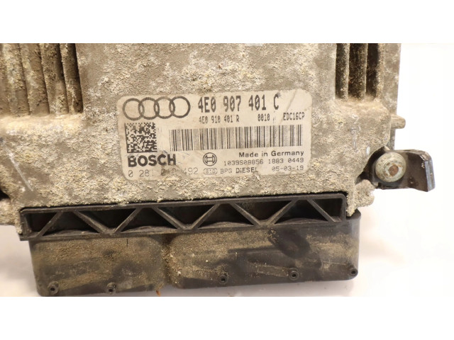 Řídící jednotka 0281012492 Audi A8 S8 D3 4E 2005