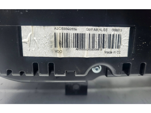 Панель приборов A2C53392639, 008613 Volkswagen Golf VI