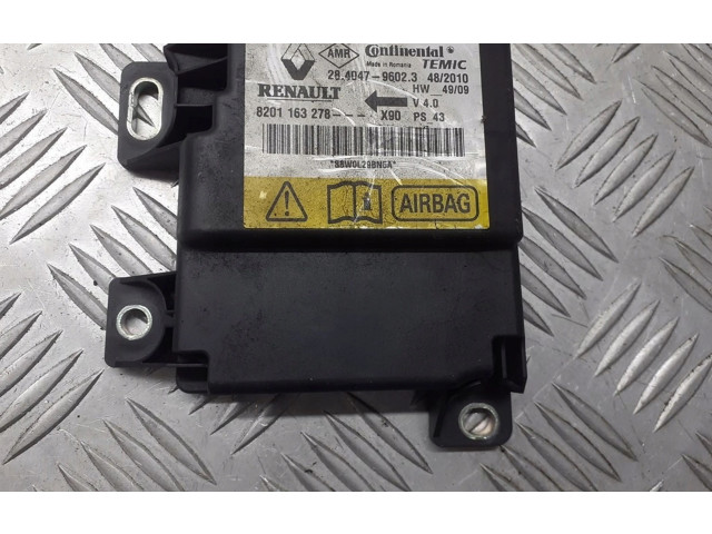 Блок подушек безопасности 8201163278 Dacia Sandero