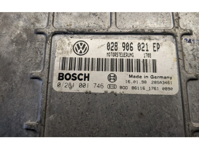 Řídící jednotka 028906021EP, 0281001746   Audi A4 S4 B5 8D 1994
