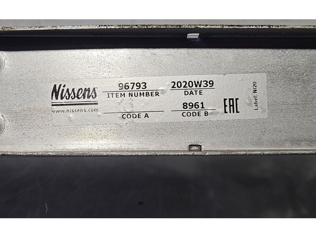 Интеркулер 96793, 2020W39 Audi A2