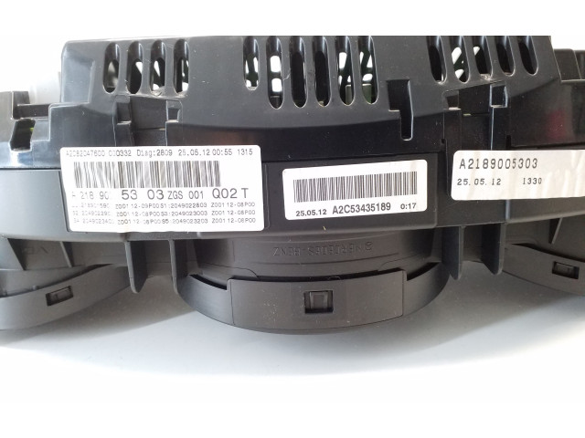 Панель приборов A2189005303   Mercedes-Benz CLS C218 X218       