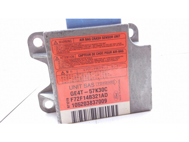 Блок подушек безопасности GE4T57K30C, F72F14B321AD Mazda 626