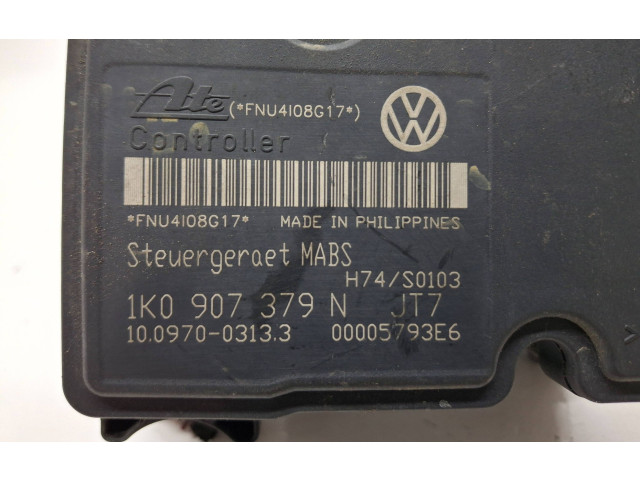 Блок АБС 1K0907379N, 00005793E6 Skoda Octavia Mk2 (1Z) 2004 - 2013 года