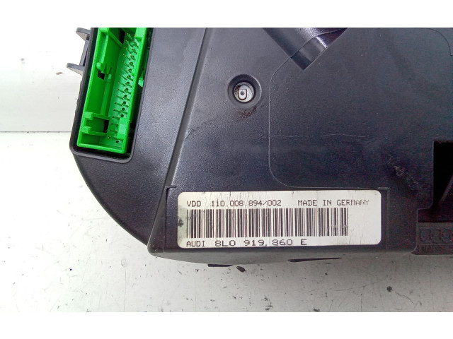 Панель приборов 8l0919860e, 8L0919860E Audi A3 S3 8L
