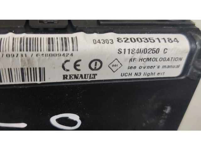 Блок комфорта 8200351184 Renault Scenic II - Grand scenic II