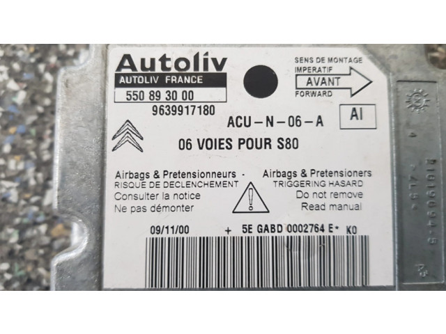 Блок подушек безопасности 550893000   Citroen Saxo