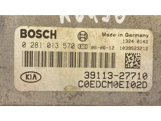 Комплект блоков управления 3911327710, 1039S23212   KIA Ceed