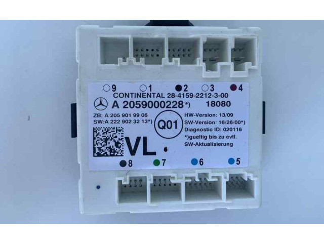 Блок управления A2059000228   Mercedes-Benz C W204