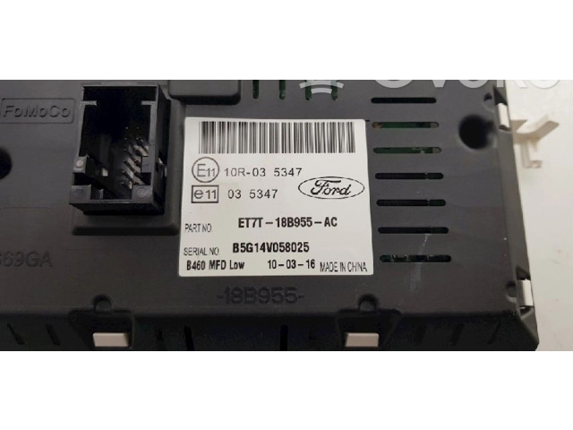 Поршень Экран/ дисплей / маленький экран SNJD ET7T18B955AC, ET7T18B955AC  Ford Fiesta  