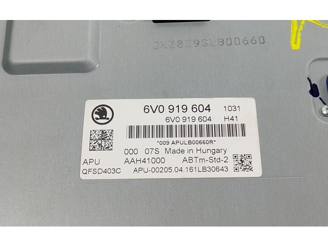 Дисплей 6V0919604, 6V0919604 Skoda Fabia Mk3 (NJ)