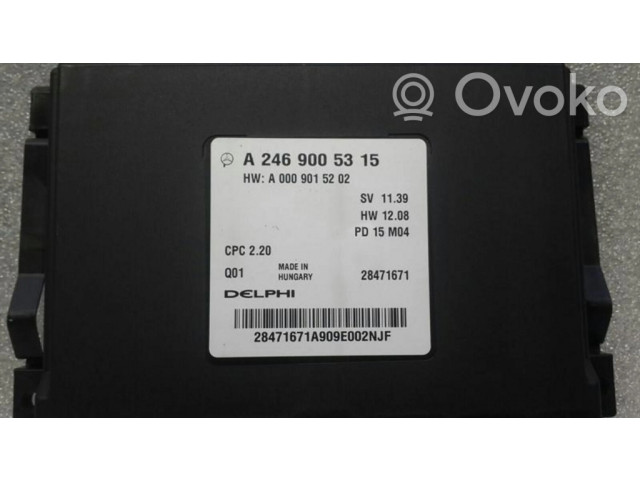 Блок управления коробкой передач A2469005315 Mercedes-Benz A W176