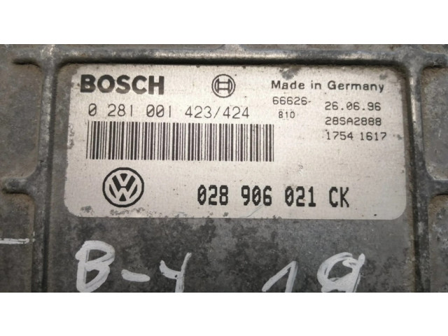 Řídící jednotka 028906021CK, 28SA2888 Volkswagen PASSAT B4 1995