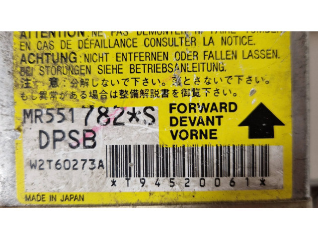 Блок подушек безопасности MR551782, W2T60273A Mitsubishi Pajero