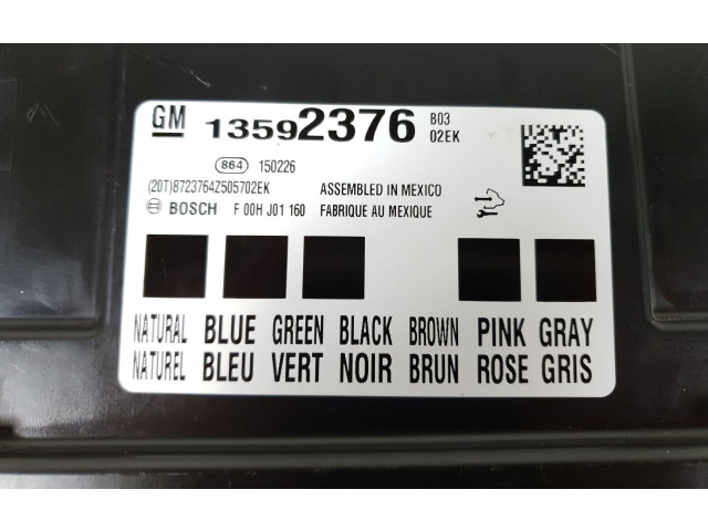 Блок управления климат-контролем 13592376, F00HJ01160   Chevrolet Camaro