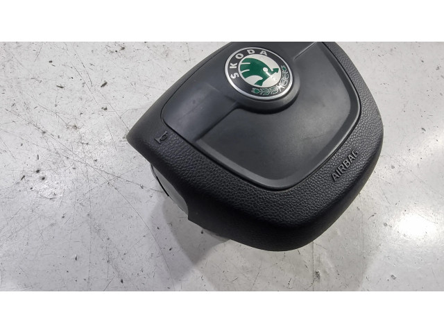 Подушка безопасности водителя 5J0880201K Skoda Fabia Mk2 (5J)