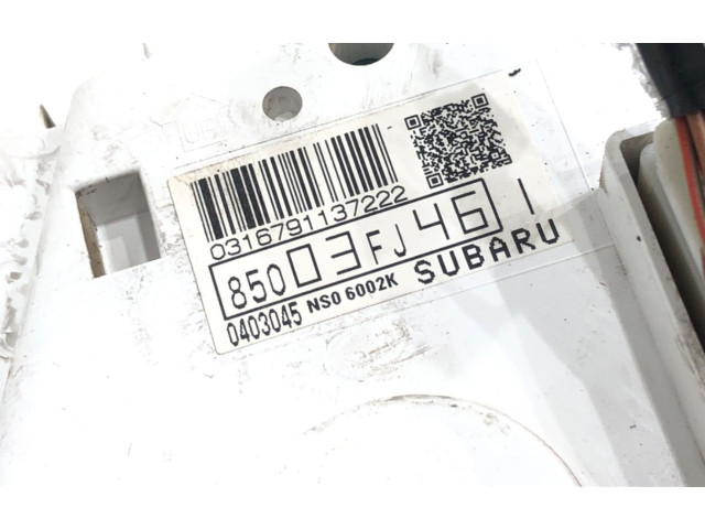 Přístrojová deska Subaru XV I 2012 85003FJ46