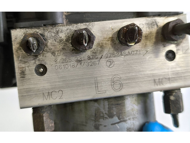 Блок АБС 0265231876, 27534SA071 Subaru Forester SG 2006 - 2008 года