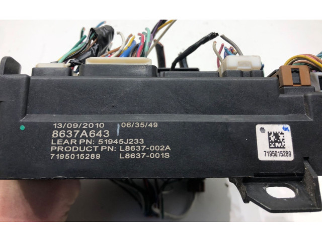 Блок управления 8637A643 Mitsubishi ASX