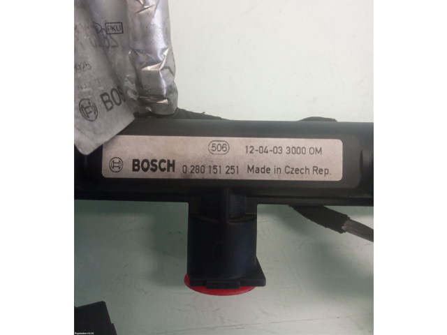 Vstřikovací lišta 55226557, 0280151251 Fiat Punto Evo 312.A2.000