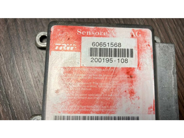 Блок подушек безопасности 60651568 Alfa Romeo 166