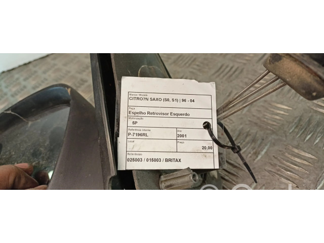Zpětné zrcátko Citroen Saxo 2001 025003