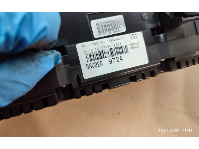 Přístrojová deska  Volkswagen Tiguan 2010 5N0920972A  