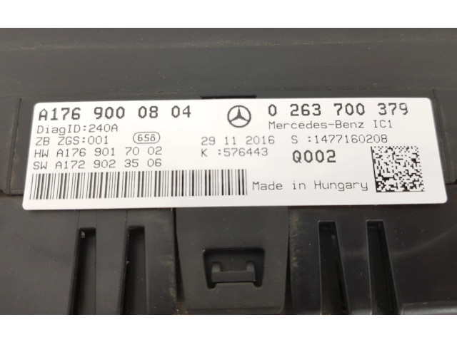 Панель приборов A1769000804, A1769000804   Mercedes-Benz A W176       