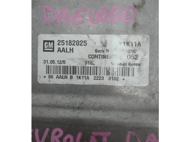 Блок управления двигателя 25182025, 25182025   Chevrolet Spark