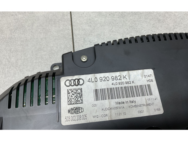 Přístrojová deska  Audi Q7 4L 2010 4L0920982K  