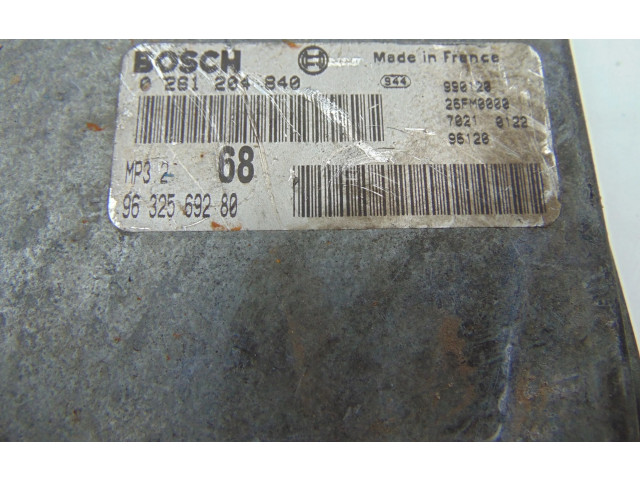 Řídící jednotka 9632569280, 0261204840 Peugeot 806 1995