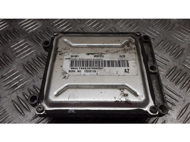 Блок управления двигателя 09391253, 12202143   Opel Vectra C