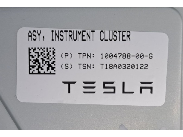 Přístrojová deska Tesla Model X 2017 100478800G