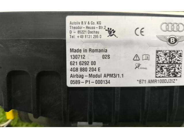 Рулевая рейка Надувная подушка для пассажира 4G8880204E, 621629200 Audi A6 S6 C7 4G 2011 - 2018 года