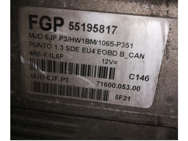 Řídící jednotka 55195817, 55195817 Fiat Punto (188) 2004
