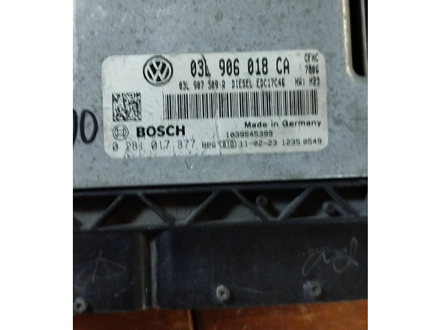 Řídící jednotka 03L906018CA, 0281017377 Volkswagen Caddy 2014