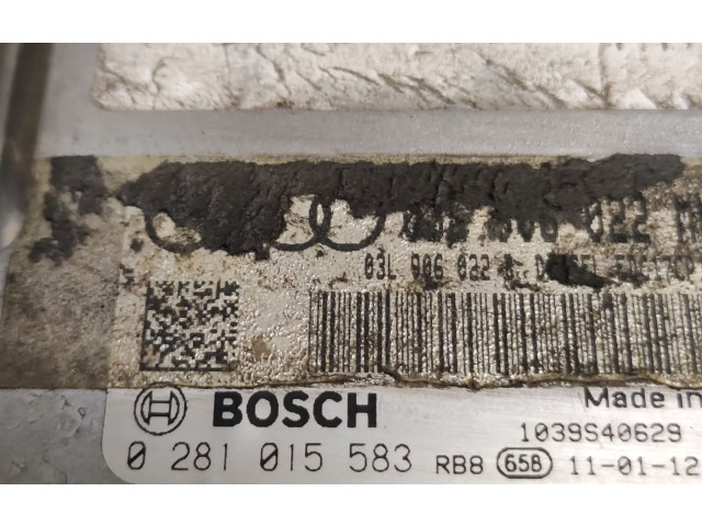 Řídící jednotka 0281015583, 03L906022   Audi A4 S4 B8 8K 2011