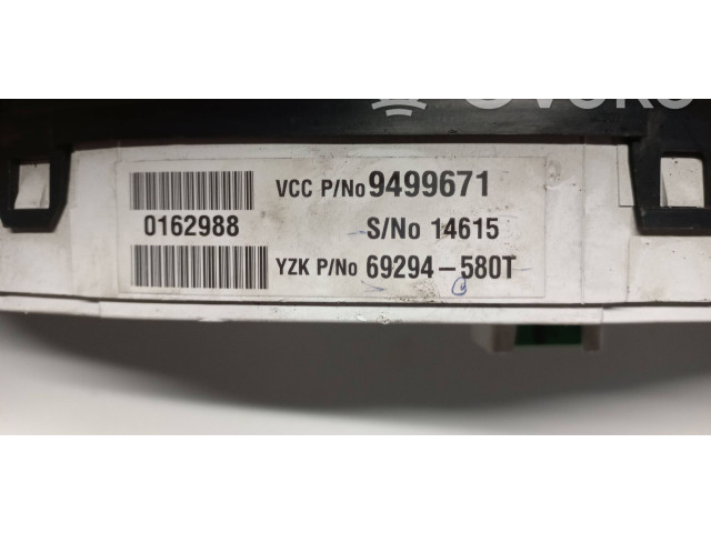 Панель приборов 9499671, 0162988   Volvo S70  V70  V70 XC       