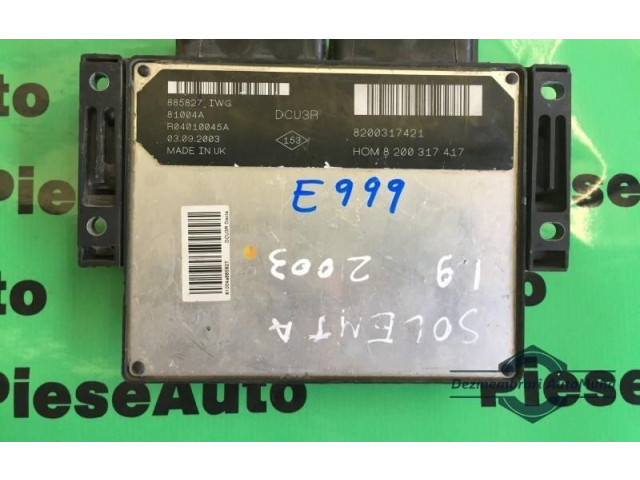 Блок управления двигателем Блок управления 81004A, 885827IWG   Dacia Solenza