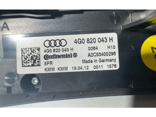 Блок управления климат-контролем 4G0820043H, A2C53400296 Audi A6 S6 C7 4G