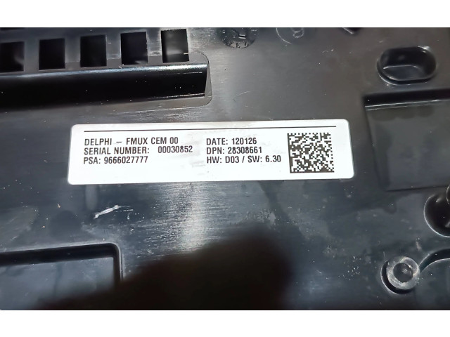 Блок управления климат-контролем 9666027777, 28308661 Citroen DS4