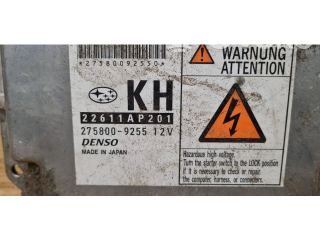 Блок управления двигателя 22611AP201, 2758009255   Subaru Forester SH
