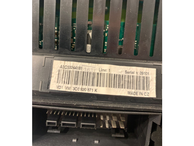 Панель приборов 3C0920871K, A2C53244181   Volkswagen PASSAT B6       