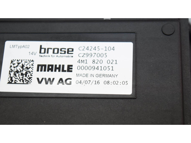 Вентилятор печки 4M1820021 Audi Q5 SQ5