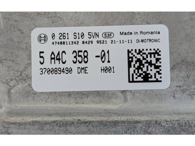 Блок управления двигателем Блок управления 5A4C358, 0261S105VN BMW 1 F40
