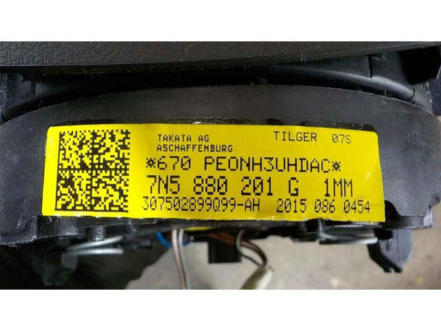 Подушка безопасности водителя 7N5880201P1MM, 7N5880201G Seat Alhambra (Mk2)