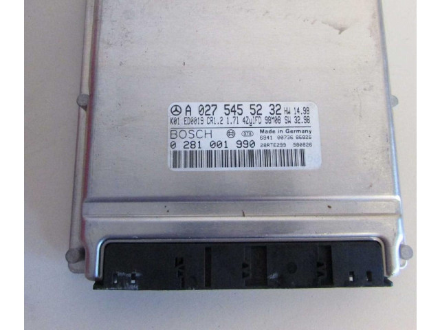 Блок управления 0281001990, Bosch   Mercedes-Benz A W168