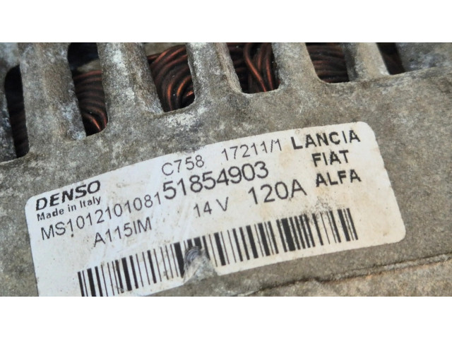 Генератор 51854903, MS1012101081 Alfa Romeo Giulietta 1.4