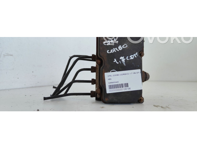 Блок АБС 0265800443 Opel Combo C 2001 - 2011 года