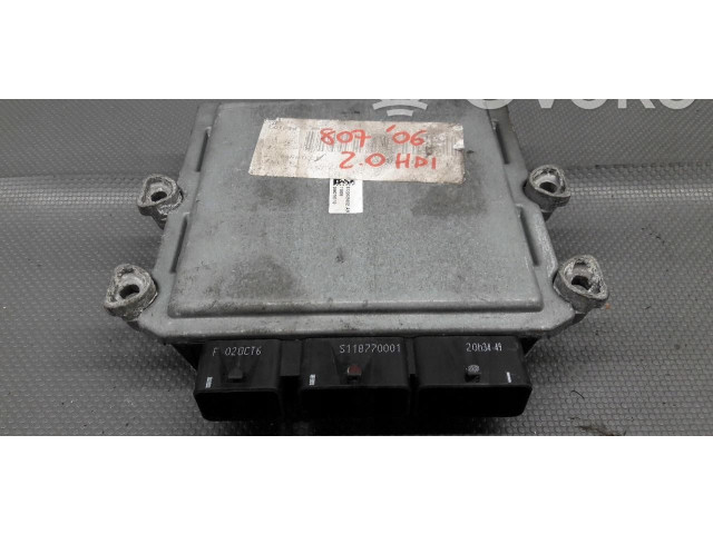 Блок управления двигателем Блок управления SW9663607880   Fiat Ulysse